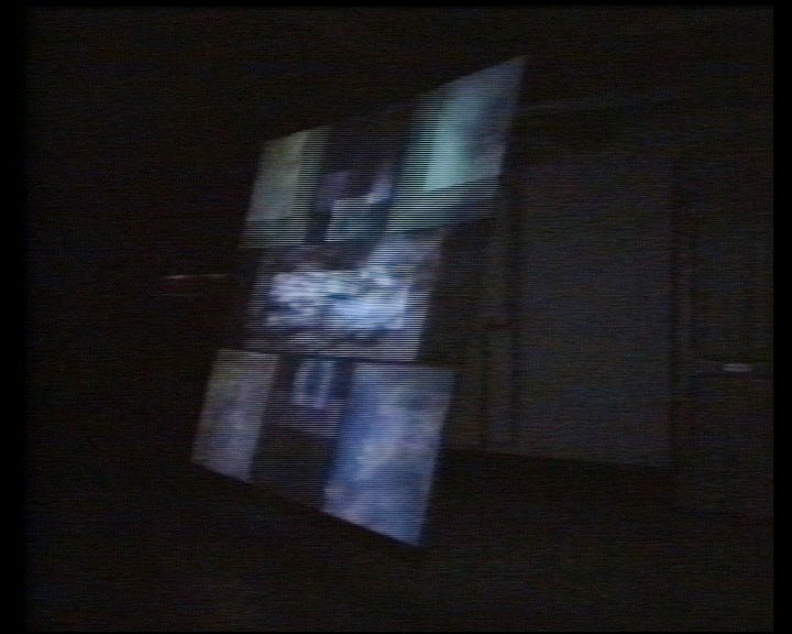 installation view at Het Apollohuis, Eindhoven projection size 210 x 300 cm master-format U-Matic video duration 15 min., looped stereo, colour