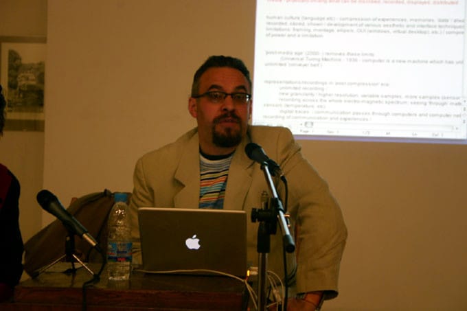 Lev Manovich presentation at xfilm festival (2005)